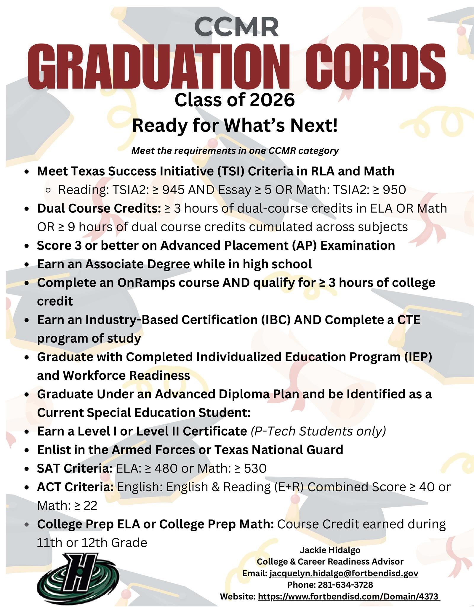  CCMR Cord information